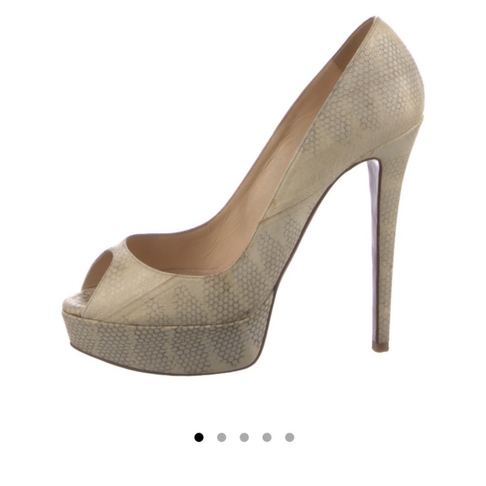 Christian Louboutin Peep Toe Pumps